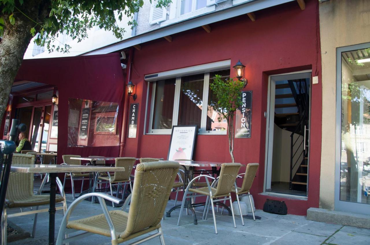 Aux Platanes Hotel Poligny  Bagian luar foto